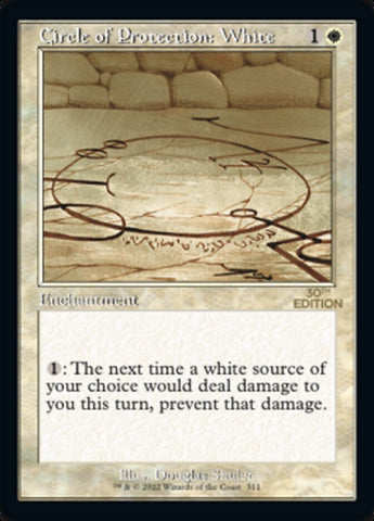 Circle of Protection: White (Retro) [30th Anniversary Edition] - The Mythic Store | 24h Order Processing