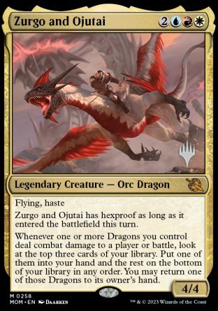 Zurgo and Ojutai (Promo Pack) [March of the Machine Promos] - The Mythic Store | 24h Order Processing