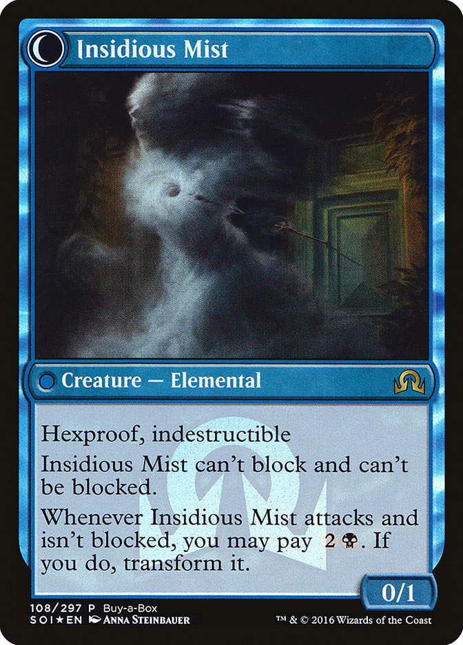 Elusive Tormentor // Insidious Mist (Buy-A-Box) [Shadows over Innistrad Promos] - The Mythic Store | 24h Order Processing