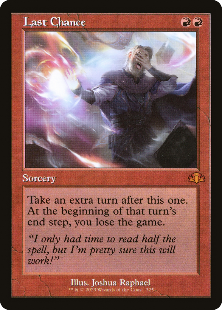 Last Chance (Retro) [Dominaria Remastered] - The Mythic Store | 24h Order Processing