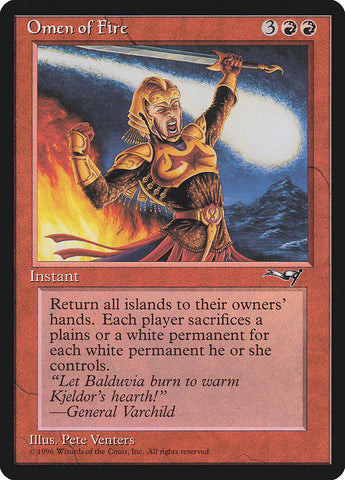 Omen of Fire [Alliances] - The Mythic Store | 24h Order Processing