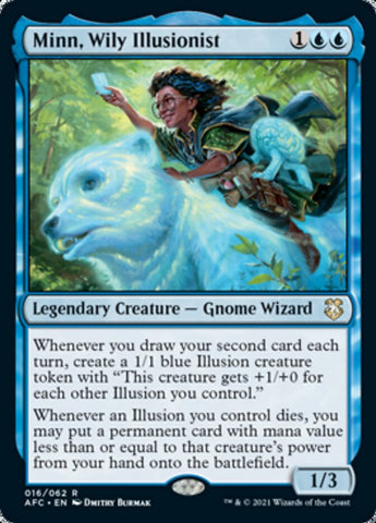 Minn, Wily Illusionist [Dungeons & Dragons: Adventures in the Forgotten Realms Commander] - The Mythic Store | 24h Order Processing