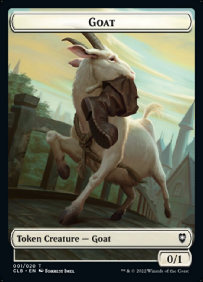 Goat Token [Commander Legends: Battle for Baldur's Gate Tokens] - The Mythic Store | 24h Order Processing