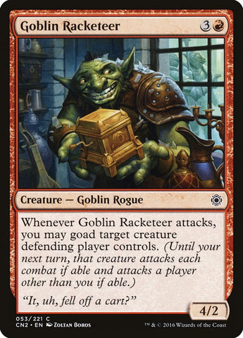 Goblin Racketeer [Conspiracy: Take the Crown] - The Mythic Store | 24h Order Processing