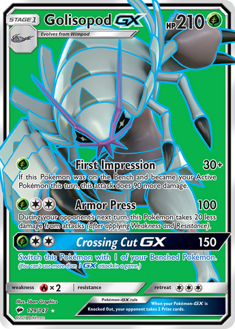 Golisopod GX (129/147) [Sun & Moon: Burning Shadows] - The Mythic Store | 24h Order Processing