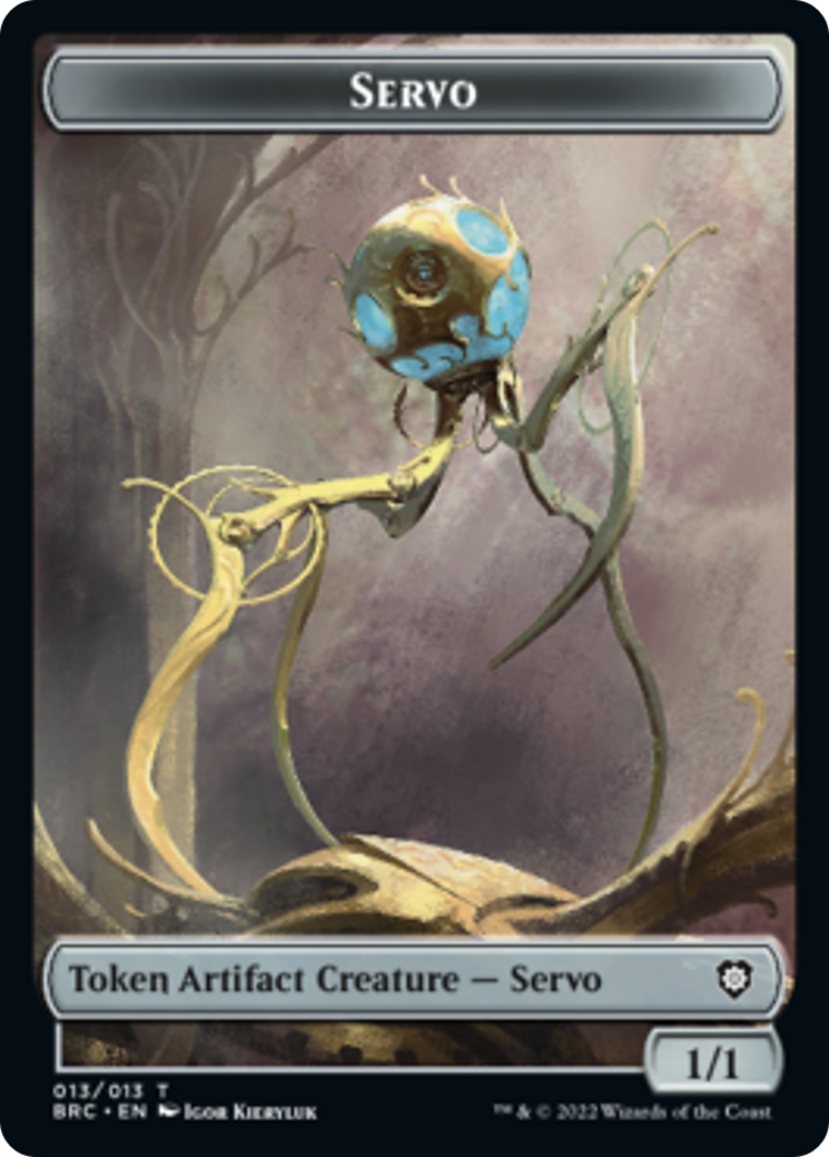Servo // Phyrexian Horror Double-Sided Token [The Brothers' War Commander Tokens] - The Mythic Store | 24h Order Processing