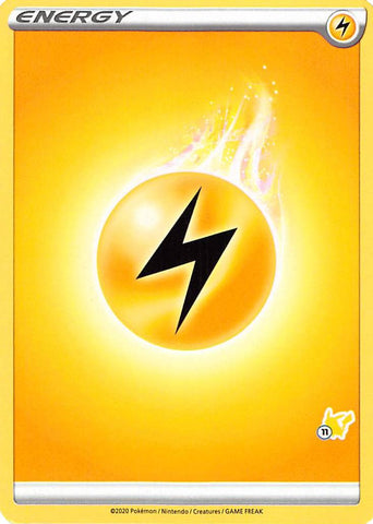 Lightning Energy (Pikachu Stamp #11) [Battle Academy 2022] - The Mythic Store | 24h Order Processing