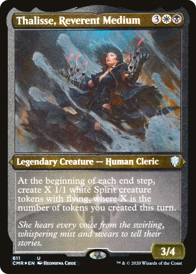 Thalisse, Reverent Medium (Etched) [Commander Legends] - The Mythic Store | 24h Order Processing