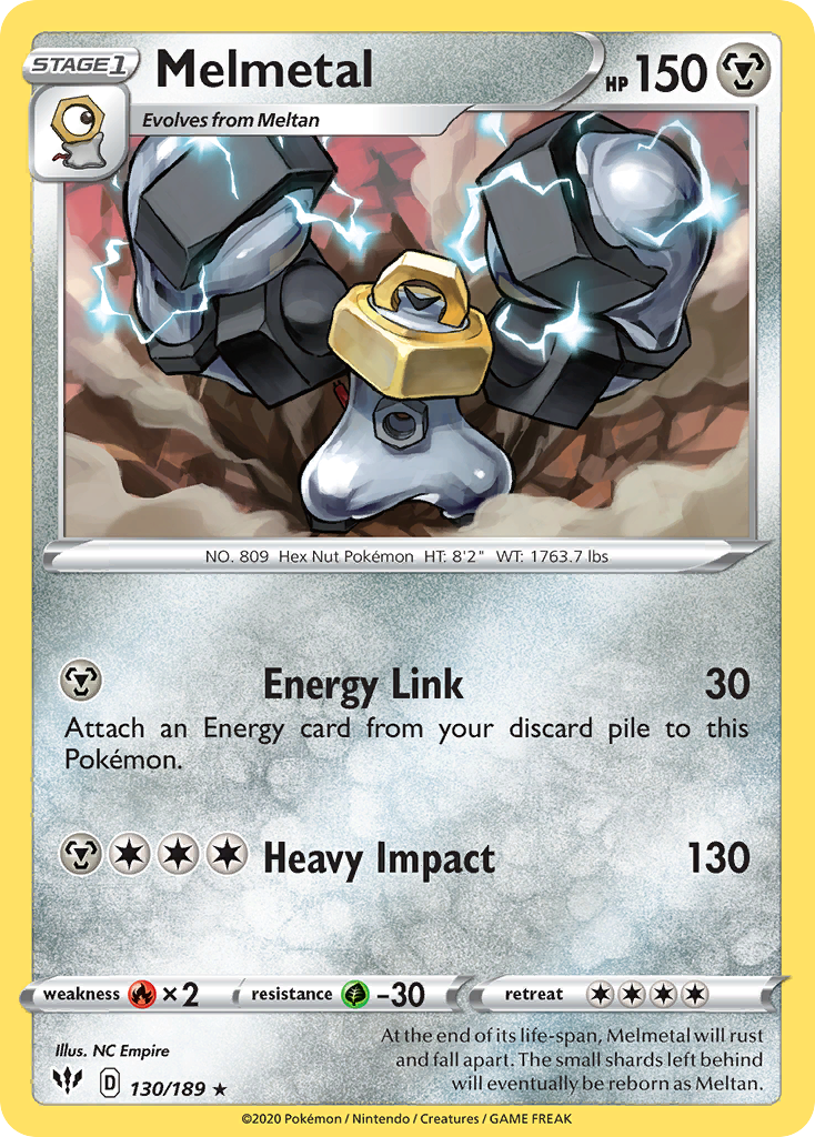 Melmetal (130/189) [Sword & Shield: Darkness Ablaze] - The Mythic Store | 24h Order Processing