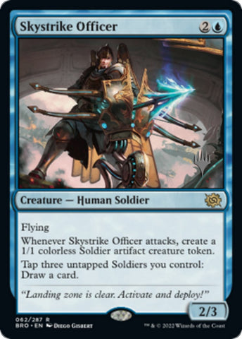 Skystrike Officer (Promo Pack) [The Brothers' War Promos] - The Mythic Store | 24h Order Processing
