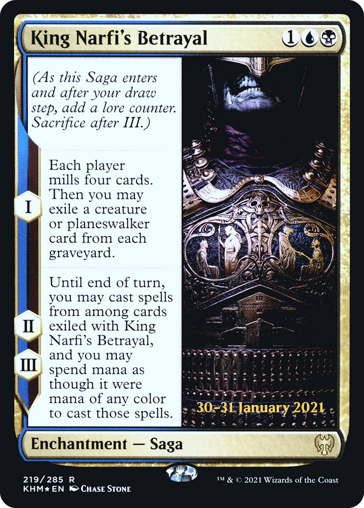 King Narfi's Betrayal [Kaldheim Prerelease Promos] - The Mythic Store | 24h Order Processing