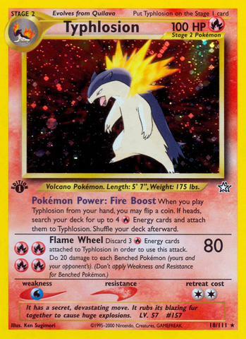 Typhlosion (18/111) [Neo Genesis 1st Edition] - The Mythic Store | 24h Order Processing