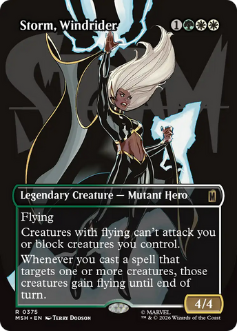 Storm, Windrider (Borderless) [Marvel Super Heroes] - The Mythic Store | 24h Order Processing