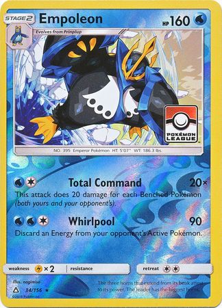 Empoleon (34/156) (League Promo) [Sun & Moon: Ultra Prism] - The Mythic Store | 24h Order Processing