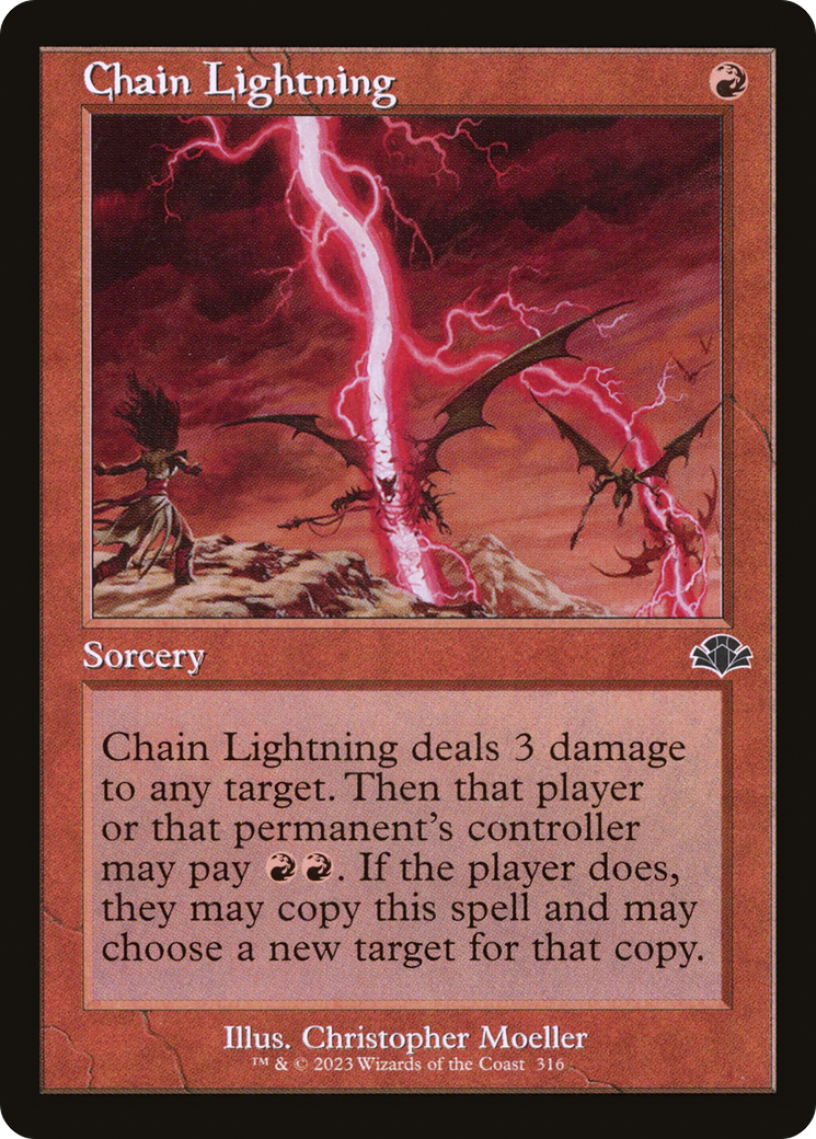 Chain Lightning (Retro) [Dominaria Remastered] - The Mythic Store | 24h Order Processing
