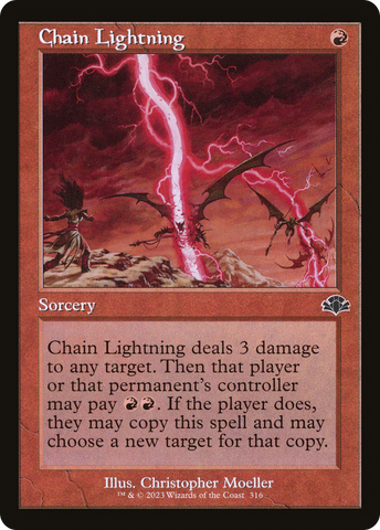 Chain Lightning (Retro) [Dominaria Remastered] - The Mythic Store | 24h Order Processing