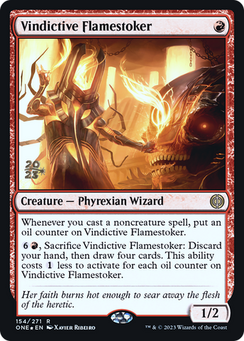 Vindictive Flamestoker [Phyrexia: All Will Be One Prerelease Promos] - The Mythic Store | 24h Order Processing