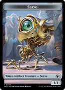 Feather // Servo Double-Sided Token [March of the Machine Commander Tokens] - The Mythic Store | 24h Order Processing
