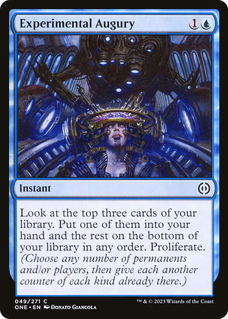 Experimental Augury [Phyrexia: All Will Be One] - The Mythic Store | 24h Order Processing