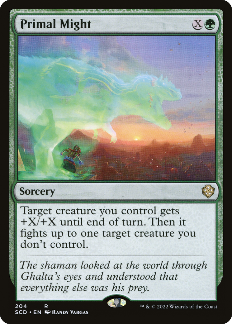 Primal Might [Starter Commander Decks] - The Mythic Store | 24h Order Processing