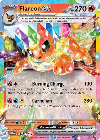 Flareon ex (014/131) [Scarlet & Violet: Prismatic Evolutions] - The Mythic Store | 24h Order Processing