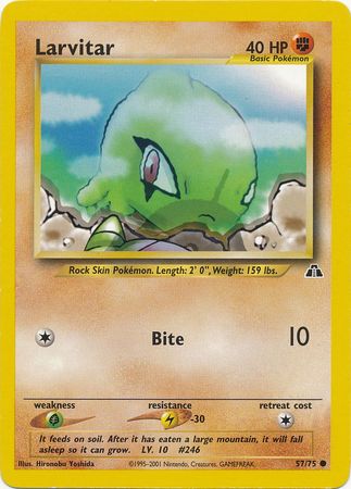 Larvitar (57/75) [Neo Discovery Unlimited] - The Mythic Store | 24h Order Processing