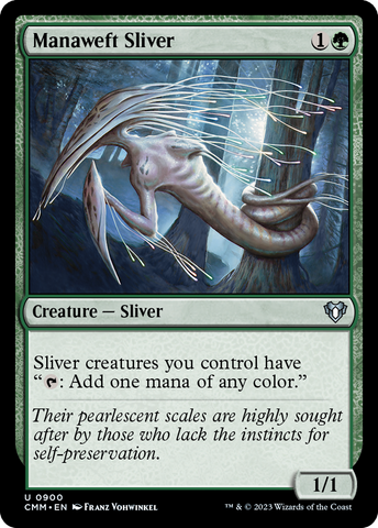 Manaweft Sliver [Commander Masters] - The Mythic Store | 24h Order Processing
