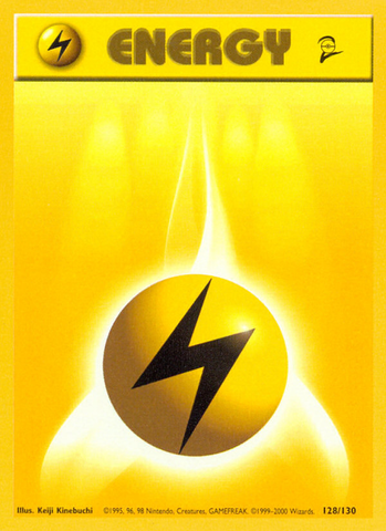 Lightning Energy (128/130) [Base Set 2] - The Mythic Store | 24h Order Processing