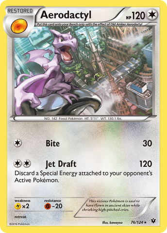 Aerodactyl (76/124) [XY: Fates Collide] - The Mythic Store | 24h Order Processing