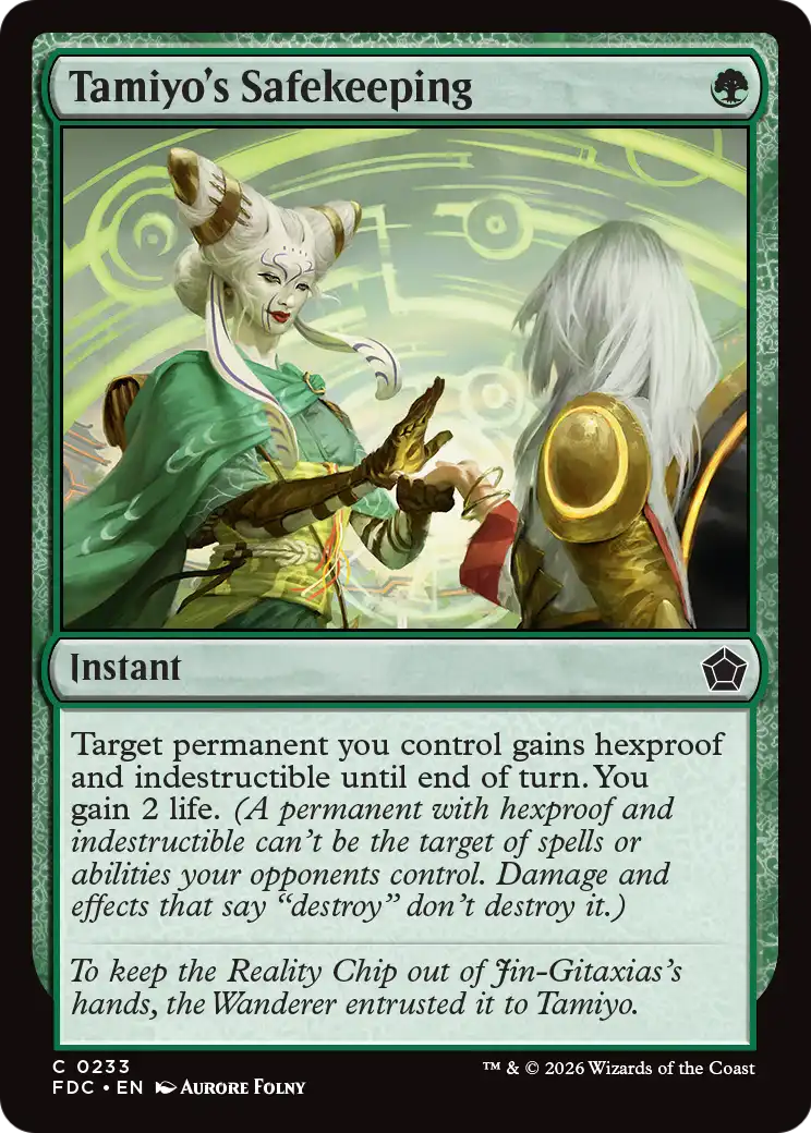 Tamiyo's Safekeeping [Foundations Commander] - The Mythic Store | 24h Order Processing