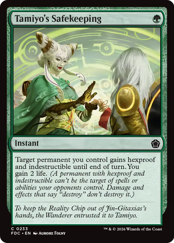 Tamiyo's Safekeeping [Foundations Commander] - The Mythic Store | 24h Order Processing