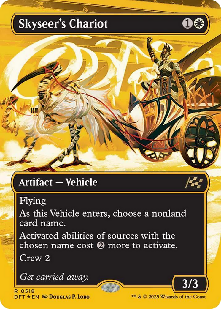 Skyseer's Chariot (Borderless) (First-Place Foil) [Aetherdrift] - The Mythic Store | 24h Order Processing