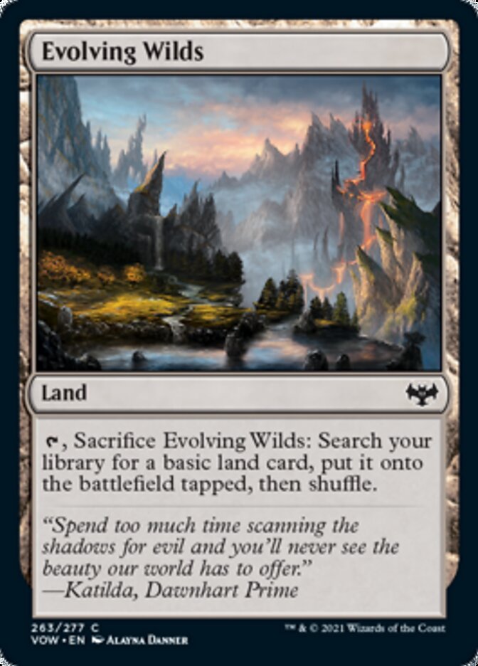 Evolving Wilds [Innistrad: Crimson Vow] - The Mythic Store | 24h Order Processing