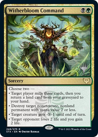 Witherbloom Command (Promo Pack) [Strixhaven: School of Mages Promos] - The Mythic Store | 24h Order Processing