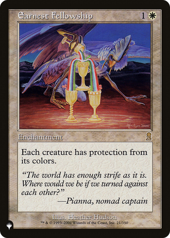 Earnest Fellowship [The List] - The Mythic Store | 24h Order Processing