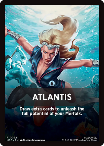 Atlantis Theme Card [Marvel Super Heroes Commander] - The Mythic Store | 24h Order Processing