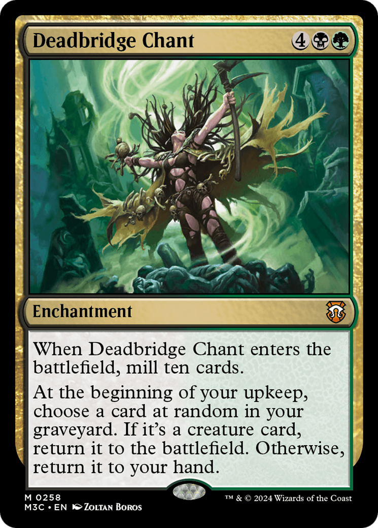 Deadbridge Chant (Ripple Foil) [Modern Horizons 3 Commander] - The Mythic Store | 24h Order Processing