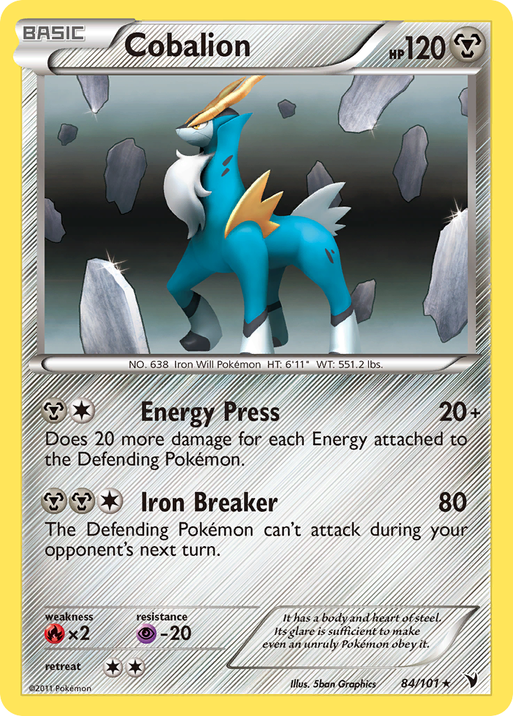 Cobalion (84/101) [Black & White: Noble Victories] - The Mythic Store | 24h Order Processing