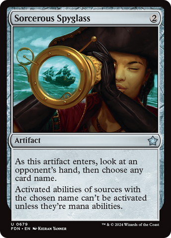 Sorcerous Spyglass [Foundations] - The Mythic Store | 24h Order Processing