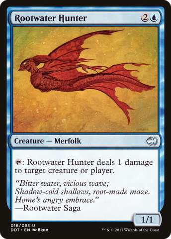 Rootwater Hunter [Duel Decks: Merfolk vs. Goblins] - The Mythic Store | 24h Order Processing