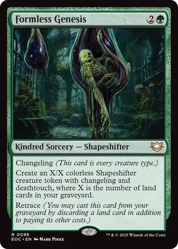 Formless Genesis [Edge of Eternities Commander] - The Mythic Store | 24h Order Processing