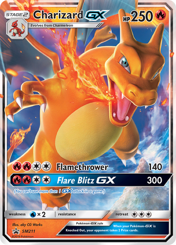 Charizard GX (SM211) [Sun & Moon: Black Star Promos] - The Mythic Store | 24h Order Processing