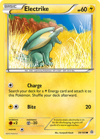 Electrike (59/160) [XY: Primal Clash] - The Mythic Store | 24h Order Processing