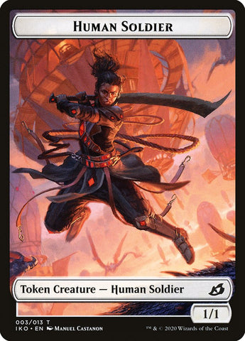 Human Soldier Token (003/013) [Ikoria: Lair of Behemoths Tokens] - The Mythic Store | 24h Order Processing