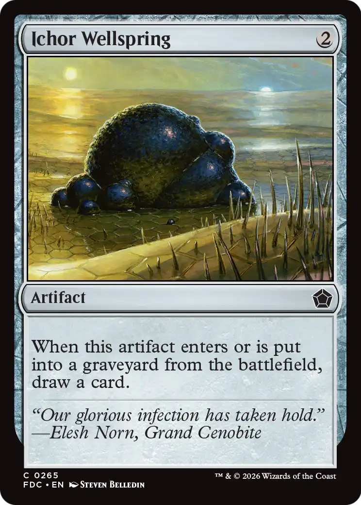 Ichor Wellspring [Foundations Commander] - The Mythic Store | 24h Order Processing