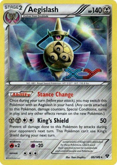 Aegislash (86/146) (Prerelease Promo) [XY: Black Star Promos] - The Mythic Store | 24h Order Processing