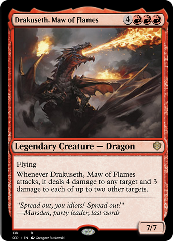 Drakuseth, Maw of Flames [Starter Commander Decks] - The Mythic Store | 24h Order Processing