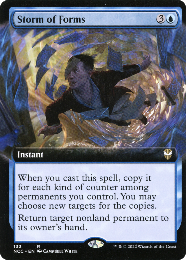 Storm of Forms (Extended Art) [Streets of New Capenna Commander] - The Mythic Store | 24h Order Processing