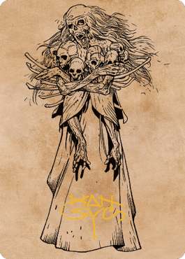 Myrkul, Lord of Bones Art Card (73) (Gold-Stamped Signature) [Commander Legends: Battle for Baldur's Gate Art Series] - The Mythic Store | 24h Order Processing