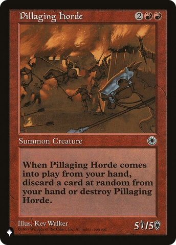 Pillaging Horde [The List] - The Mythic Store | 24h Order Processing